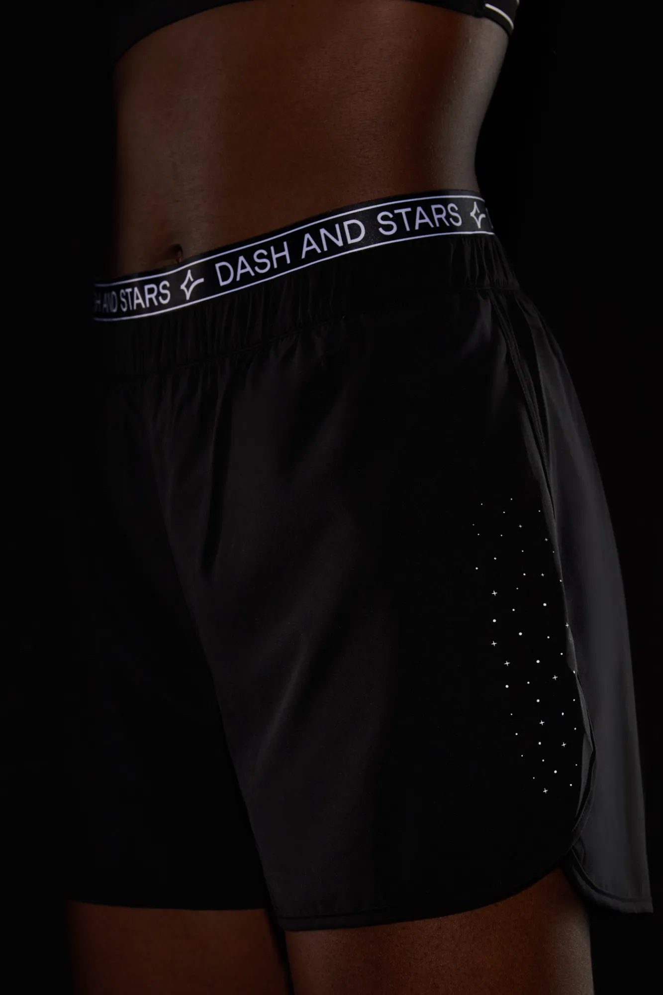Dash and Stars Short Malla Negro Discount