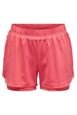 Only Play Short Malla Deportivo Fucsia Discount