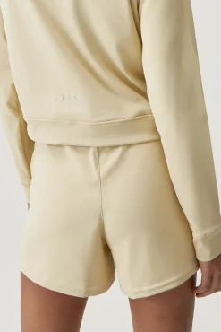 Born Living Yoga Short Naoko Oat Milk Beige Best