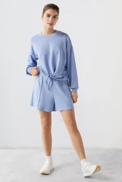 Dash and Stars Short Tacto Suave Azul Online