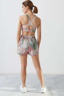 Dash and Stars Short Tecnico Malla Interior Pincelada Rosa Hot