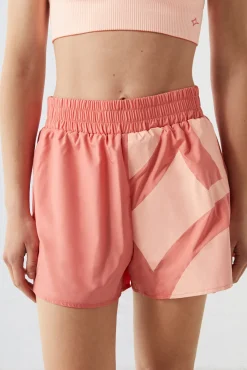 Dash and Stars Short Tecnico Retro Naranja Marron Online