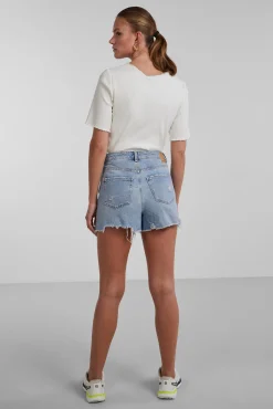 Pieces Short Vaquero Azul Claro New