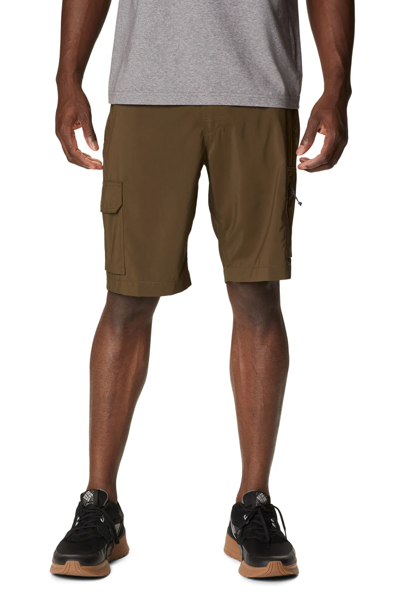 Columbia Shorts Cargo Silver Ridge™ Utility Para Hombre Kaki Oscuro