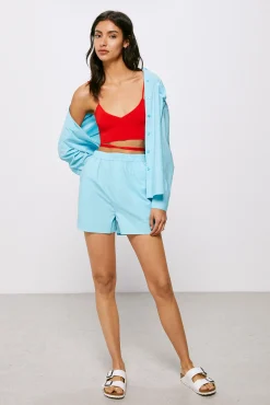 High Spirits Shorts Viti Azul Medio Online