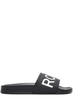 Roxy Slippy - Sandalias Para Mujer Negro New