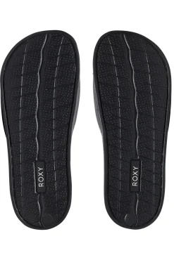 Roxy Slippy - Sandalias Para Mujer Negro New