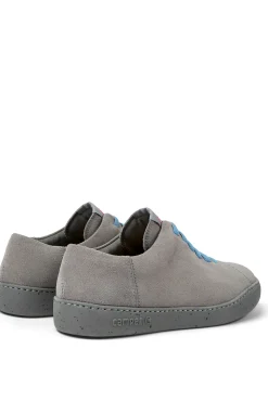 Camper Sneakers Grises De Nobuk Para Hombre. Gris Medio Outlet