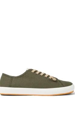 Camper Sneakers Grises De Tejido Para Hombre. Verde Hot