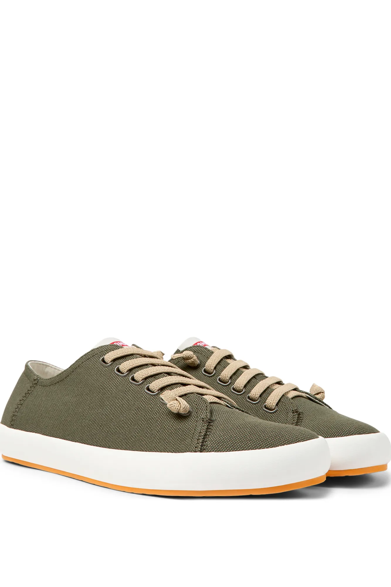 Camper Sneakers Grises De Tejido Para Hombre. Verde Hot