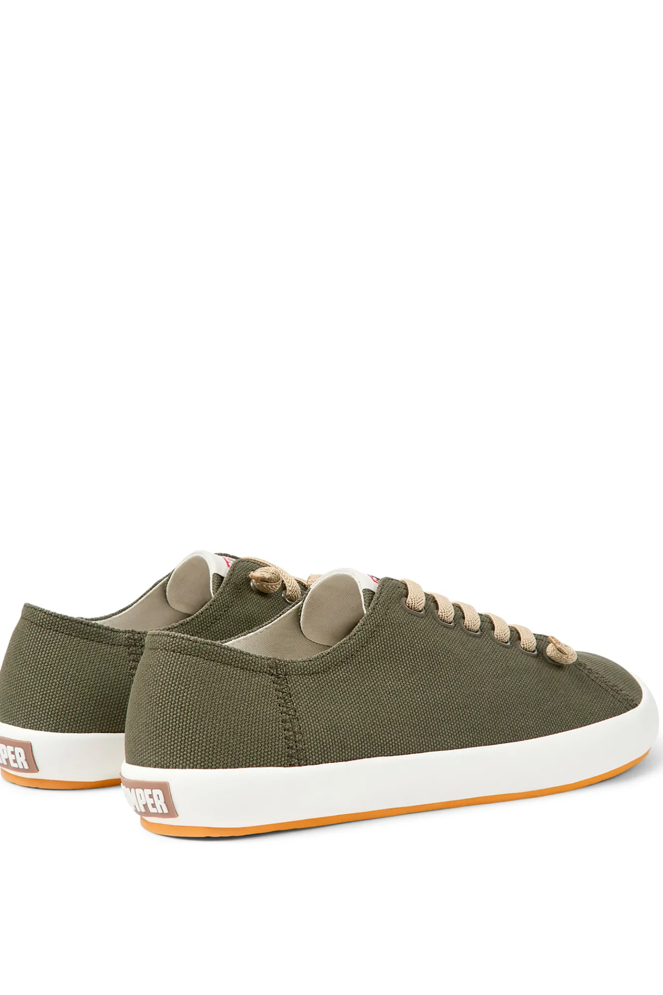 Camper Sneakers Grises De Tejido Para Hombre. Verde Hot
