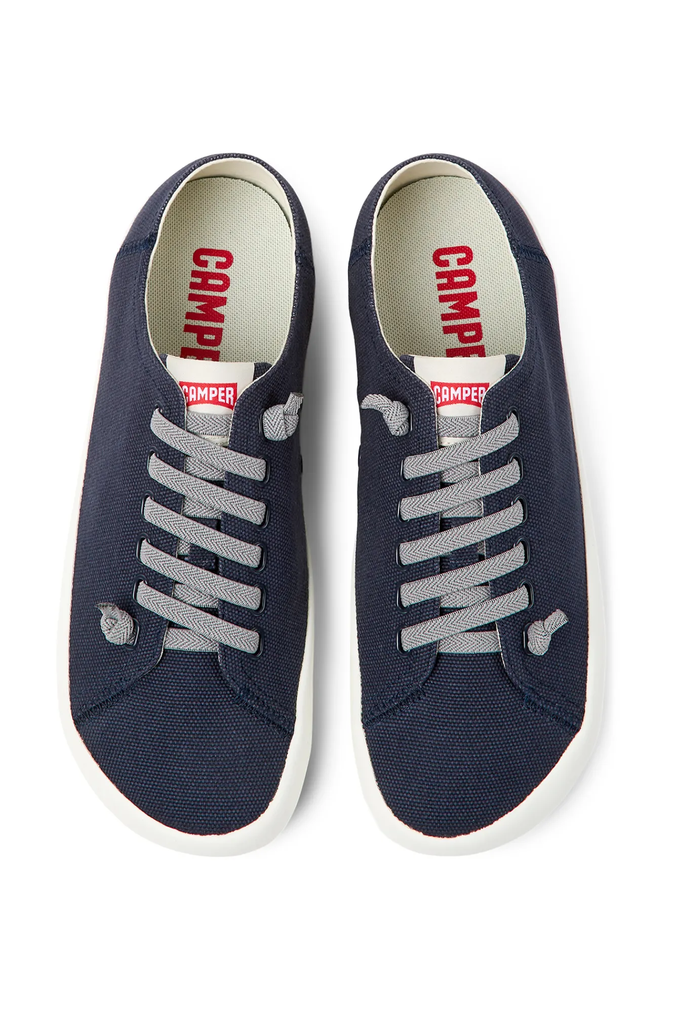 Camper Sneakers Grises De Tejido Para Hombre. Navy New