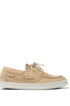Camper Sneakers Verdes De Tejido Para Hombre. Beige Outlet