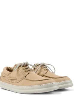 Camper Sneakers Verdes De Tejido Para Hombre. Beige Outlet