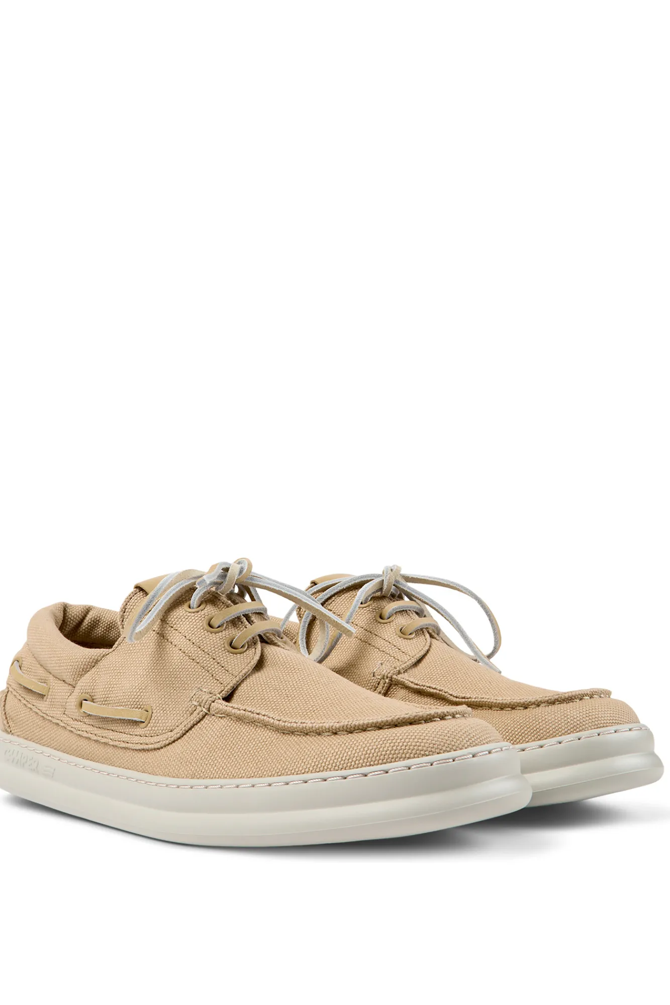 Camper Sneakers Verdes De Tejido Para Hombre. Beige Outlet