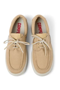 Camper Sneakers Verdes De Tejido Para Hombre. Beige Outlet