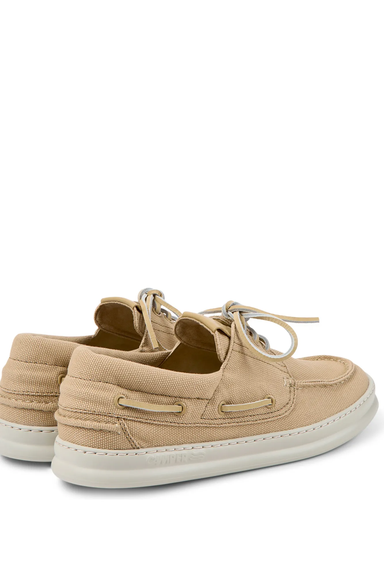 Camper Sneakers Verdes De Tejido Para Hombre. Beige Outlet