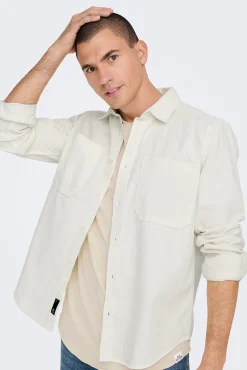 Only & Sons Sobrecamisa Blanco New