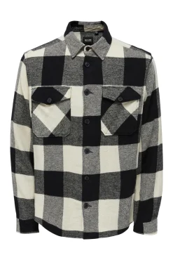 Only & Sons Sobrecamisa Negro Sale