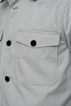 Only & Sons Sobrecamisa Gris Medio