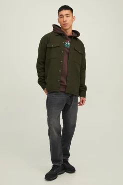Jack & Jones Sobrecamisa Bolsillos Verde Clearance