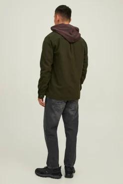 Jack & Jones Sobrecamisa Bolsillos Verde Clearance