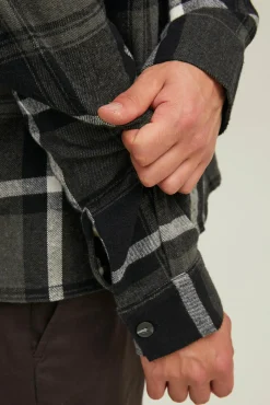 Jack & Jones Sobrecamisa Bolsillos Gris Medio