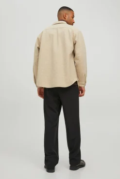 Jack & Jones Sobrecamisa Cuello Camisero Marron Best