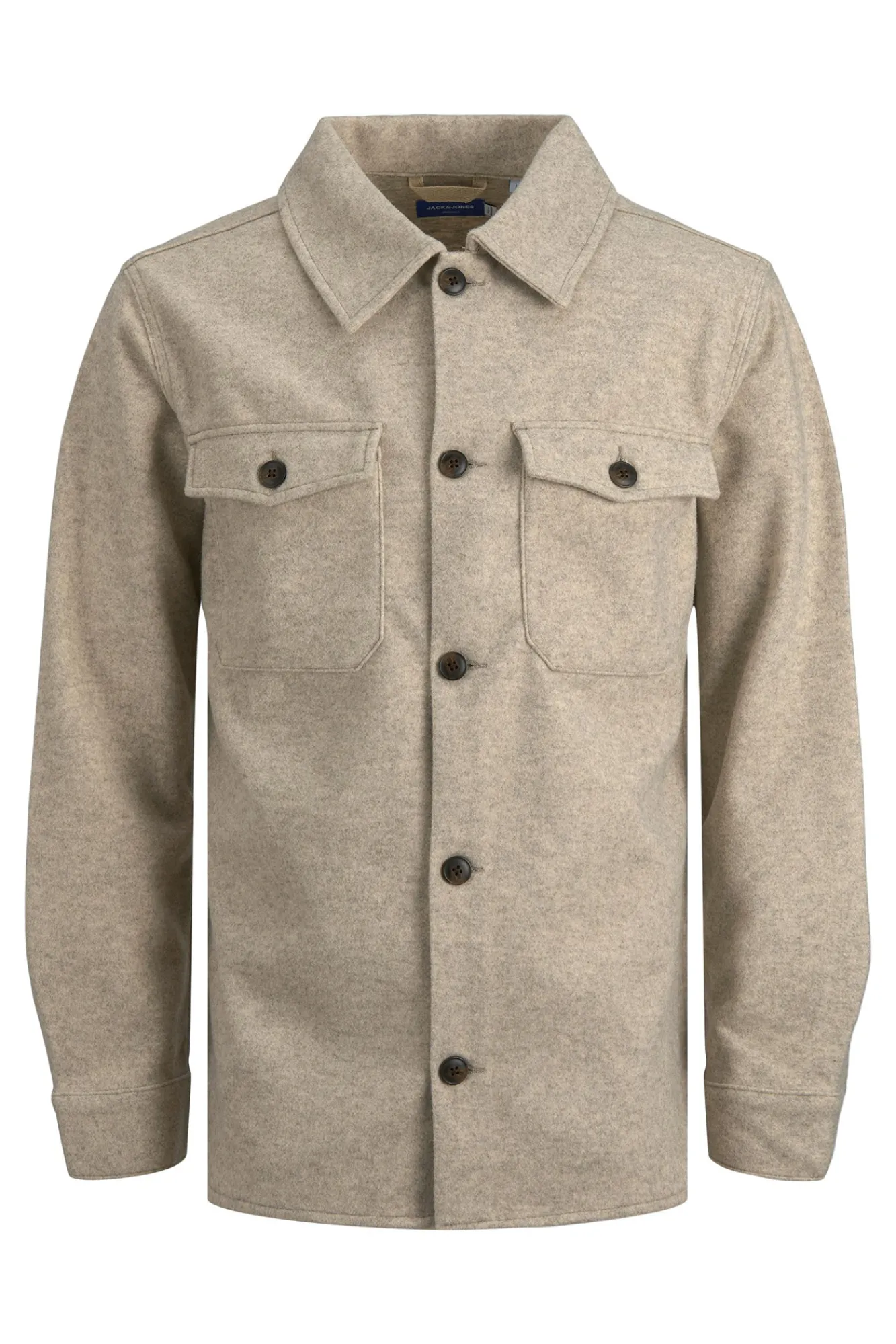 Jack & Jones Sobrecamisa Cuello Camisero Marron Best