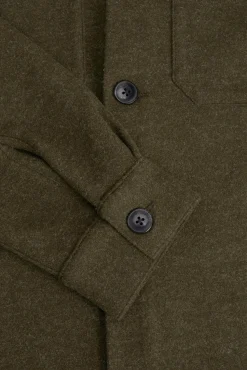 Jack & Jones Sobrecamisa Cuello Camisero Verde Sale