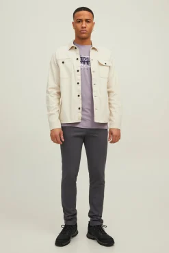Jack & Jones Sobrecamisa Informal Gris Medio Hot