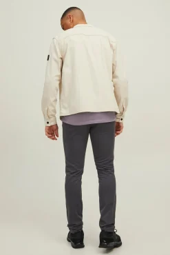 Jack & Jones Sobrecamisa Informal Gris Medio Hot