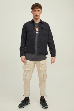 Jack & Jones Sobrecamisa Informal Negro Best