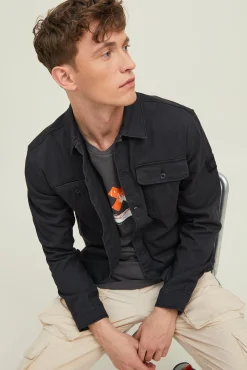 Jack & Jones Sobrecamisa Informal Negro Best