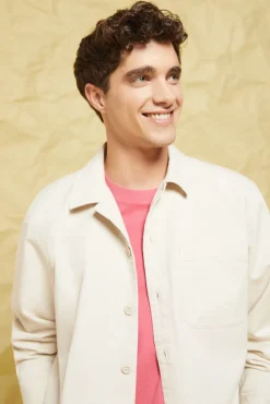 * Sobrecamisa Lino Marron Discount