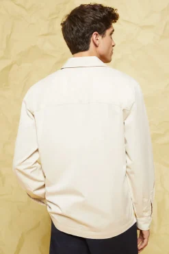 * Sobrecamisa Lino Marron Discount