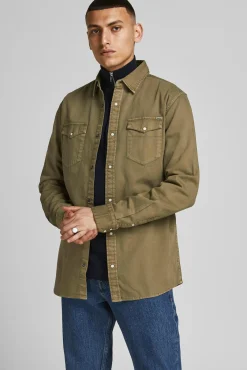 Jack & Jones Sobrecamisa Vaquera Verde New
