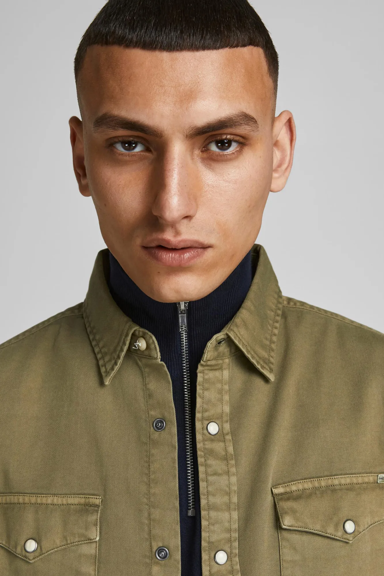 Jack & Jones Sobrecamisa Vaquera Verde New