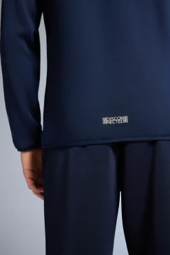 * Softshel Combinado Azul Oscuro New