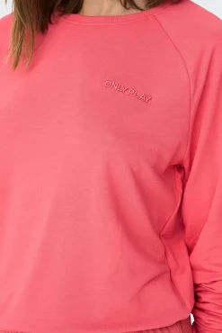 Only Play Sudadera 100% Algodon Fucsia Best