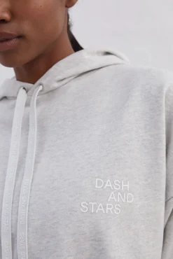 Dash and Stars Sudadera 100% Algodon Gris Clearance