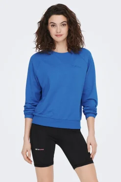 Only Play Sudadera 100% Algodon Azul New