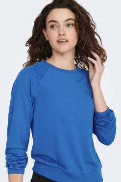 Only Play Sudadera 100% Algodon Azul New