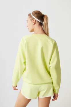 Dash and Stars Sudadera 100% Algodon Logo Lima Verde Discount
