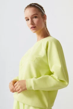 Dash and Stars Sudadera 100% Algodon Logo Lima Verde Discount