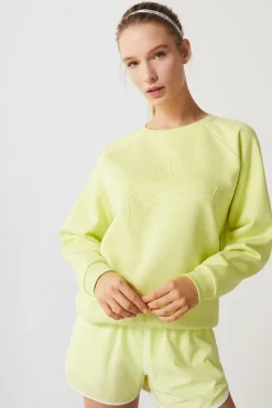 Dash and Stars Sudadera 100% Algodon Logo Lima Verde Discount