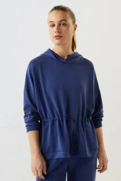 Dash and Stars Sudadera Capucha Oscuro Azul Online