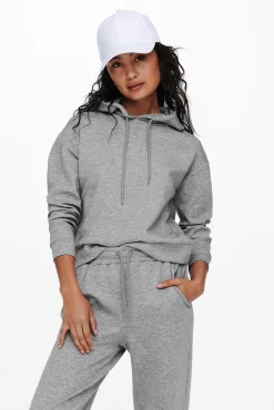 Only Play Sudadera Con Capucha Gris Best