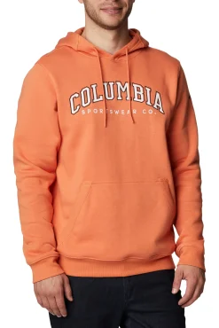 Columbia Sudadera Con Capucha Hombre Csc Basic Logo™ Ii Naranja Sale