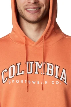 Columbia Sudadera Con Capucha Hombre Csc Basic Logo™ Ii Naranja Sale